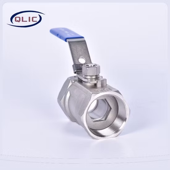 Pn16 Italy Type CF8m SS304 1PC Wafer Flanged Ball Valve with ISO Mounting Pad