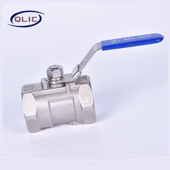 Pn16 Italy Type CF8m SS304 1PC Wafer Flanged Ball Valve with ISO Mounting Pad