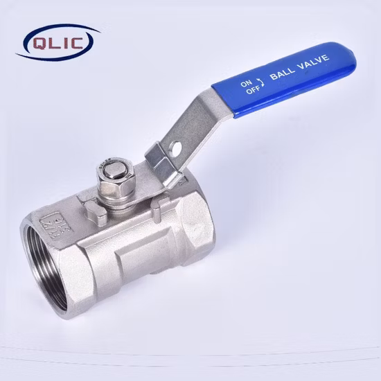 Pn16 Italy Type CF8m SS304 1PC Wafer Flanged Ball Valve with ISO Mounting Pad