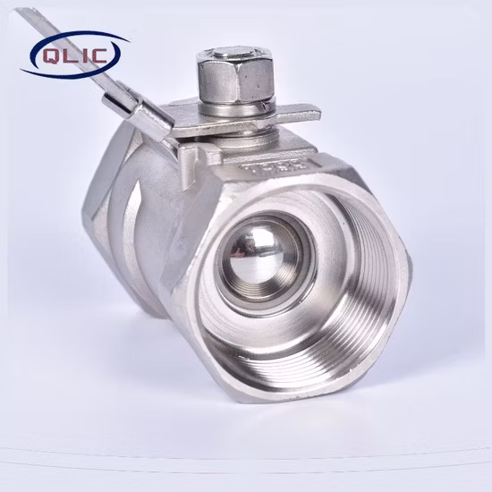 Pn16 Italia Tipo CF8m SS304 1PC Válvula de bola con brida de oblea con almohadilla de montaje ISO